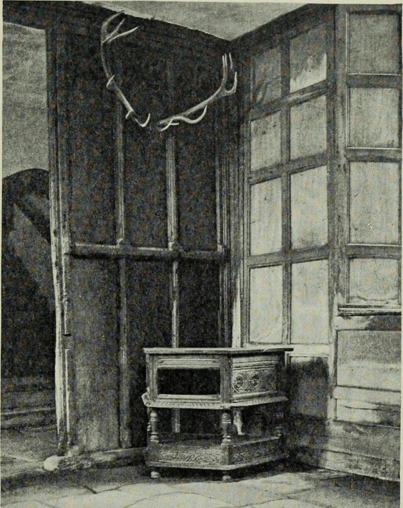 An illustration from Early renaissance architecture in England; a historical & descriptive account of the Tudor, Elizabethan & Jacobean periods, 1500-1625, for the use of students and others, 1901, leaf 257