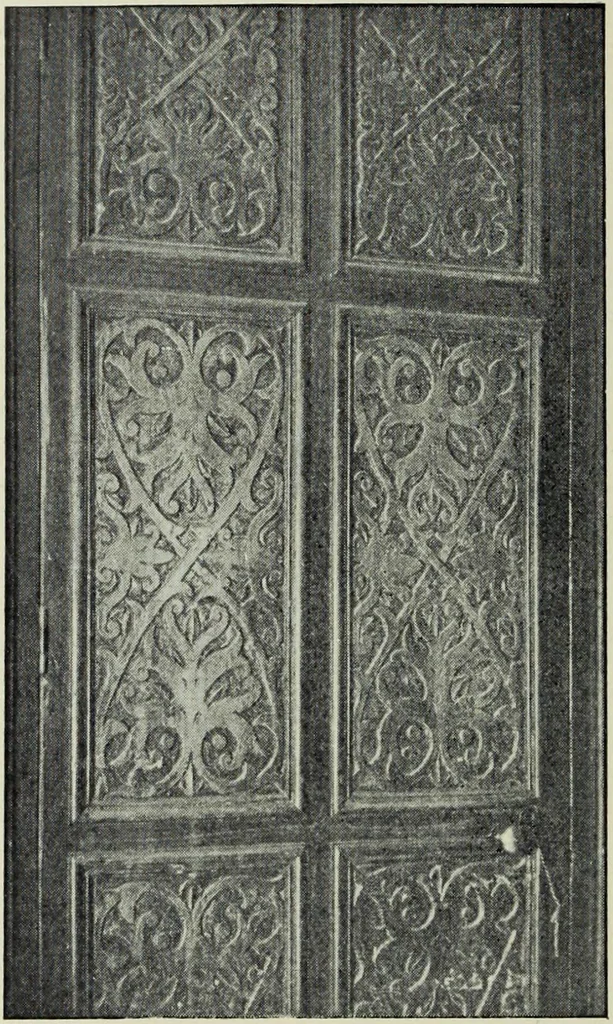 An illustration from Early renaissance architecture in England; a historical & descriptive account of the Tudor, Elizabethan & Jacobean periods, 1500-1625, for the use of students and others, 1901, leaf 264