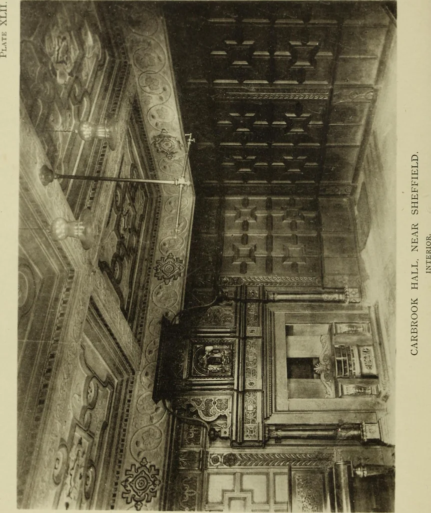An illustration from Early renaissance architecture in England; a historical & descriptive account of the Tudor, Elizabethan & Jacobean periods, 1500-1625, for the use of students and others, 1901, leaf 268
