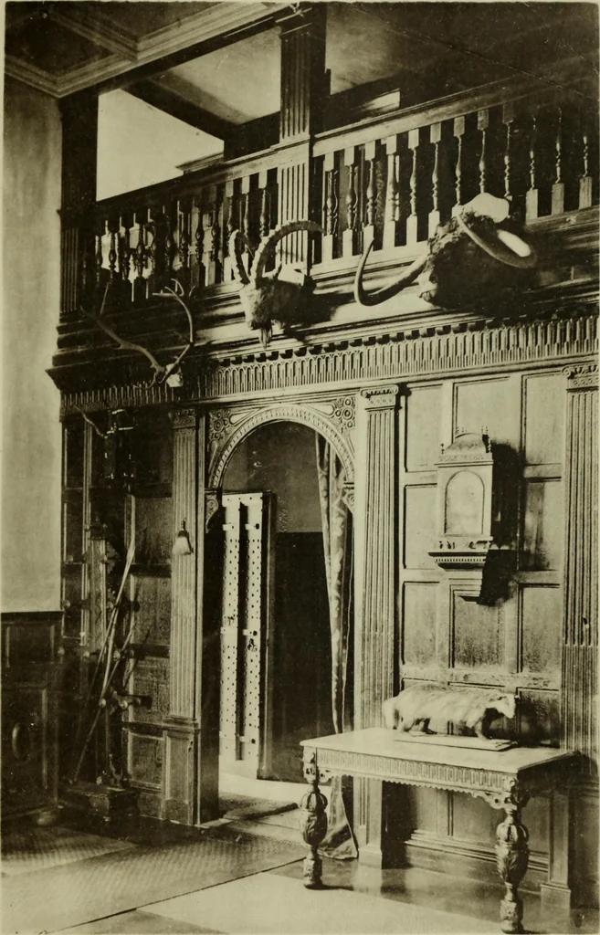 An illustration from Early renaissance architecture in England; a historical & descriptive account of the Tudor, Elizabethan & Jacobean periods, 1500-1625, for the use of students and others, 1901, leaf 281