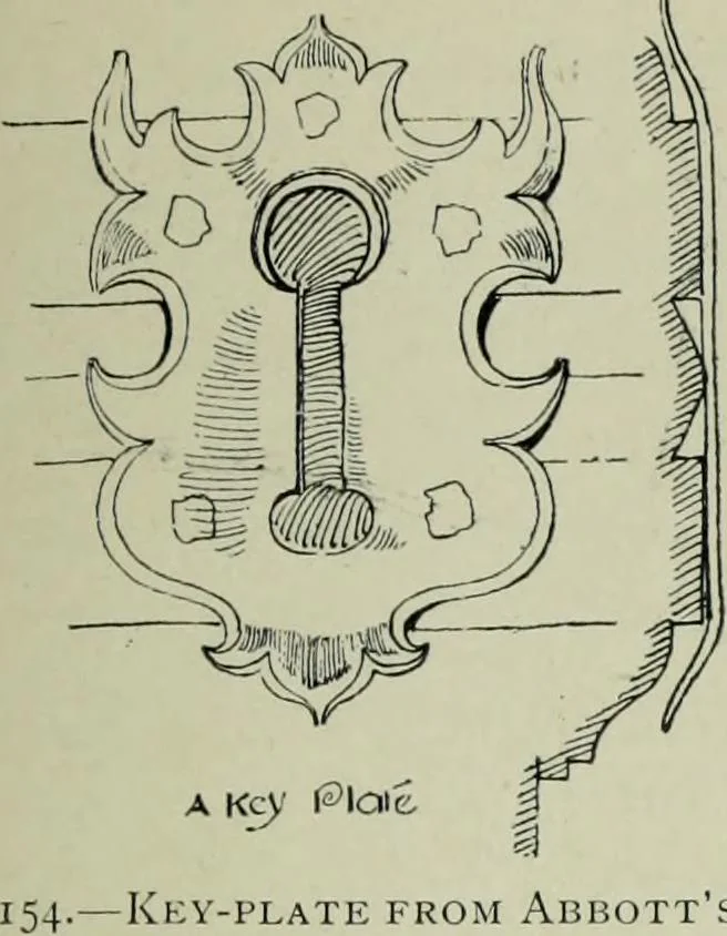 An illustration from Early renaissance architecture in England; a historical & descriptive account of the Tudor, Elizabethan & Jacobean periods, 1500-1625, for the use of students and others, 1901, leaf 307