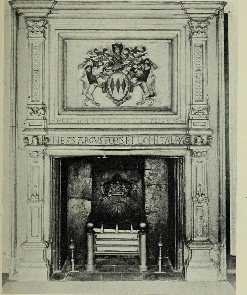 An illustration from Early renaissance architecture in England; a historical & descriptive account of the Tudor, Elizabethan & Jacobean periods, 1500-1625, for the use of students and others, 1901, leaf 309