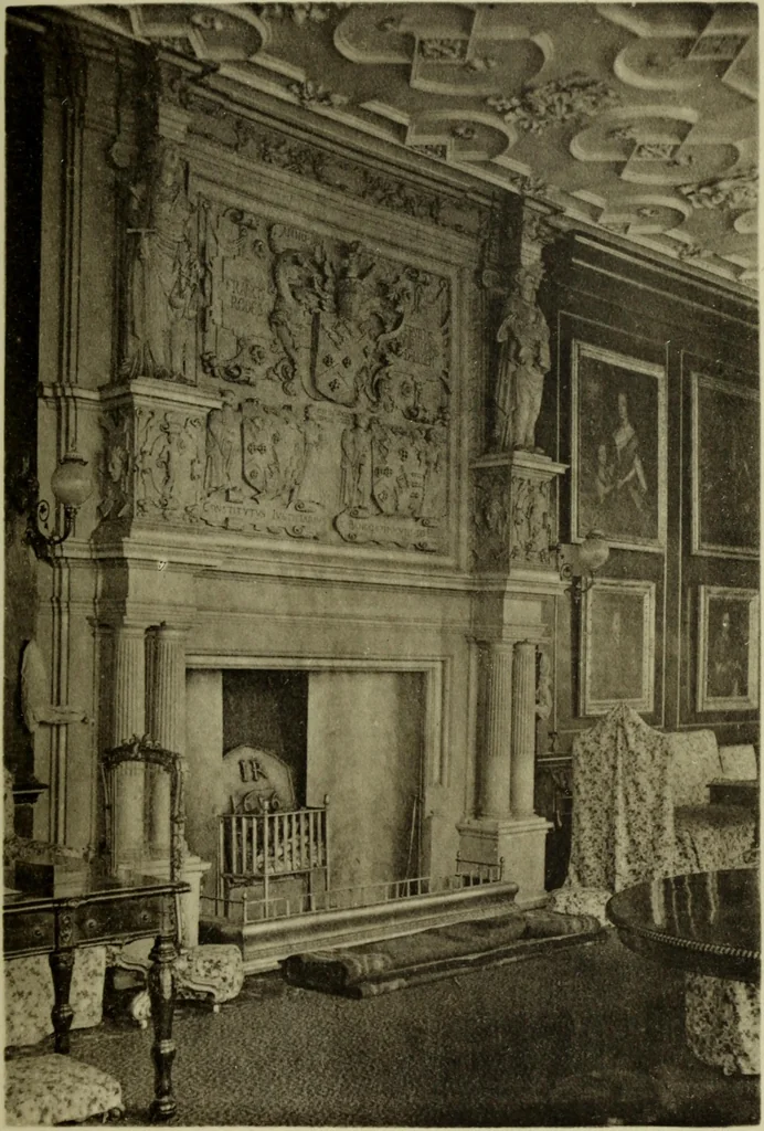 An illustration from Early renaissance architecture in England; a historical & descriptive account of the Tudor, Elizabethan & Jacobean periods, 1500-1625, for the use of students and others, 1901, leaf 313