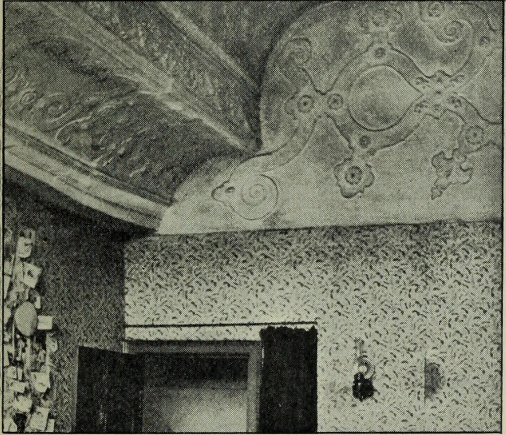 An illustration from Early renaissance architecture in England; a historical & descriptive account of the Tudor, Elizabethan & Jacobean periods, 1500-1625, for the use of students and others, 1901, leaf 343