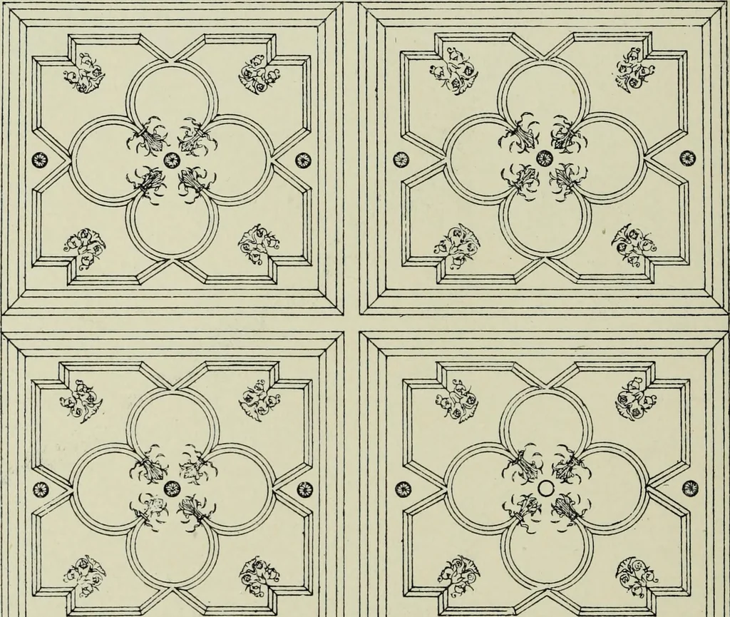 An illustration from Early renaissance architecture in England; a historical & descriptive account of the Tudor, Elizabethan & Jacobean periods, 1500-1625, for the use of students and others, 1901, leaf 348