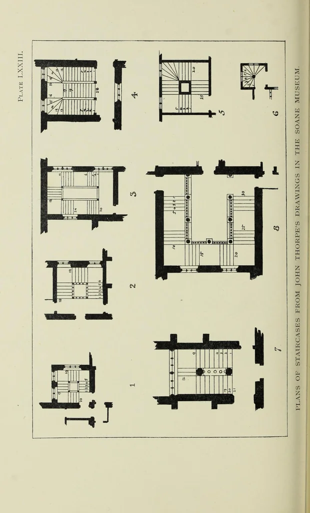 An illustration from Early renaissance architecture in England; a historical & descriptive account of the Tudor, Elizabethan & Jacobean periods, 1500-1625, for the use of students and others, 1901, leaf 364