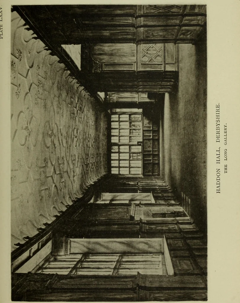 An illustration from Early renaissance architecture in England; a historical & descriptive account of the Tudor, Elizabethan & Jacobean periods, 1500-1625, for the use of students and others, 1901, leaf 375