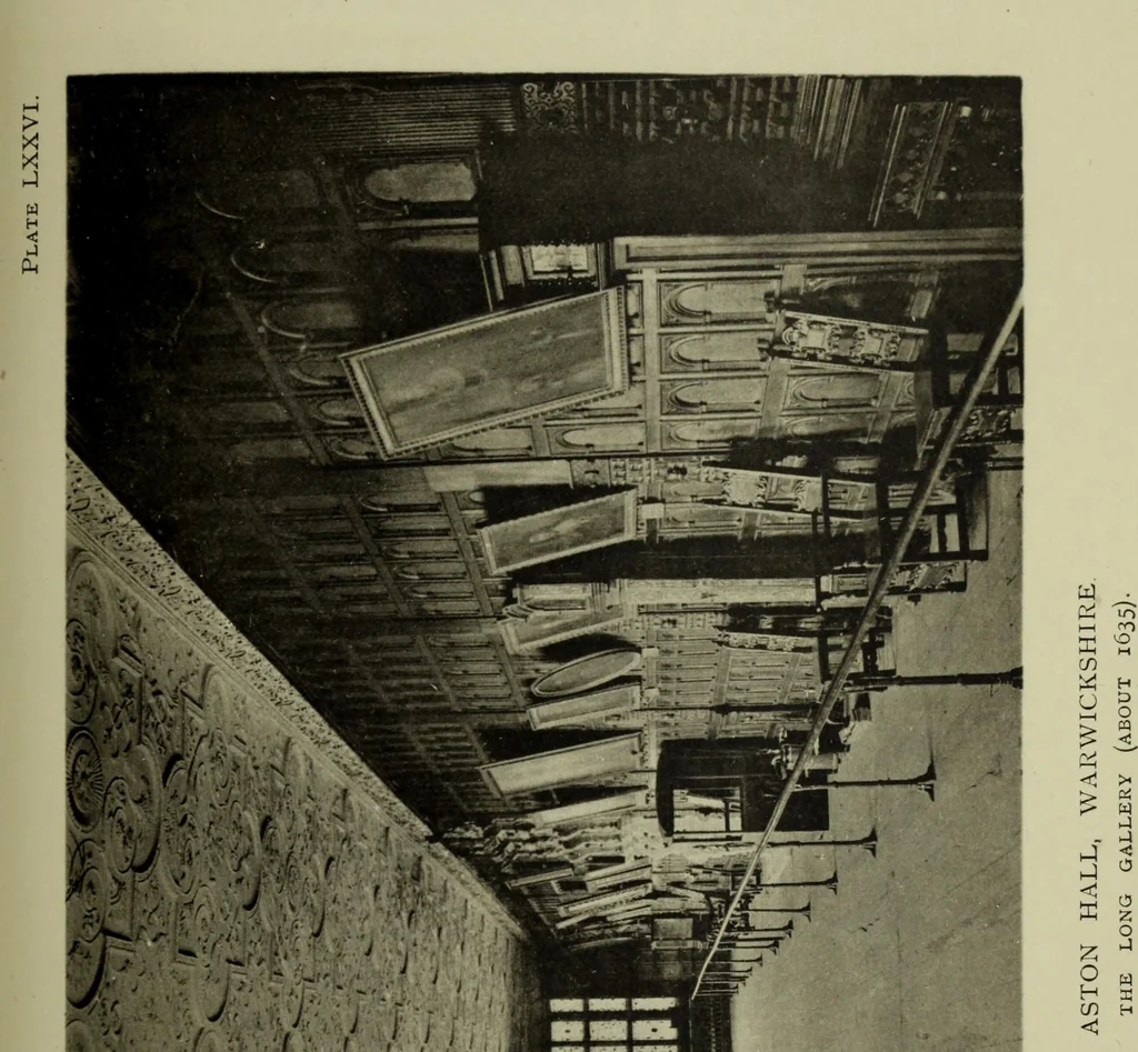 An illustration from Early renaissance architecture in England; a historical & descriptive account of the Tudor, Elizabethan & Jacobean periods, 1500-1625, for the use of students and others, 1901, leaf 377