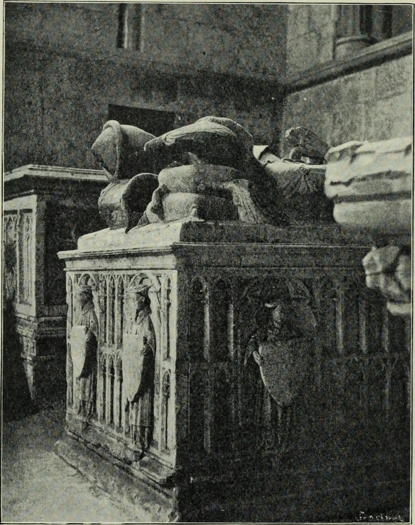 An illustration from Early renaissance architecture in England; a historical & descriptive account of the Tudor, Elizabethan & Jacobean periods, 1500-1625, for the use of students and others, 1901, leaf 39