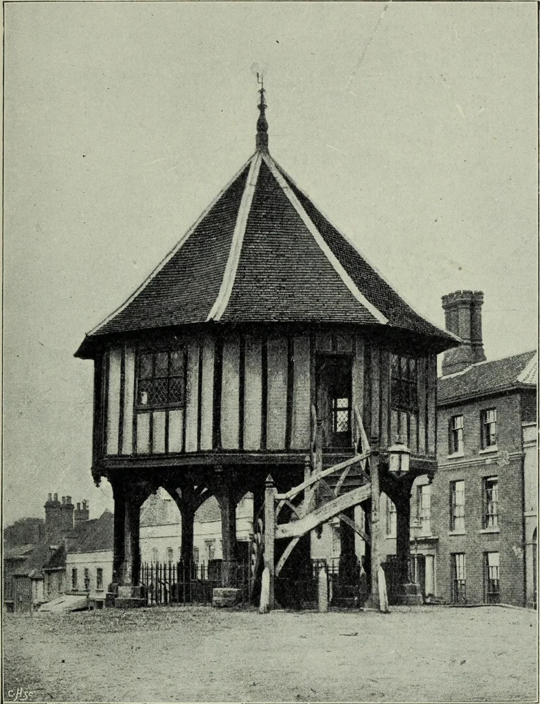 An illustration from Early renaissance architecture in England; a historical & descriptive account of the Tudor, Elizabethan & Jacobean periods, 1500-1625, for the use of students and others, 1901, leaf 397