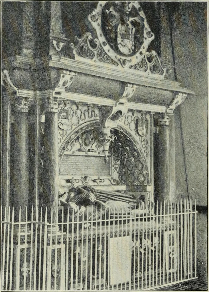 An illustration from Early renaissance architecture in England; a historical & descriptive account of the Tudor, Elizabethan & Jacobean periods, 1500-1625, for the use of students and others, 1901, leaf 408