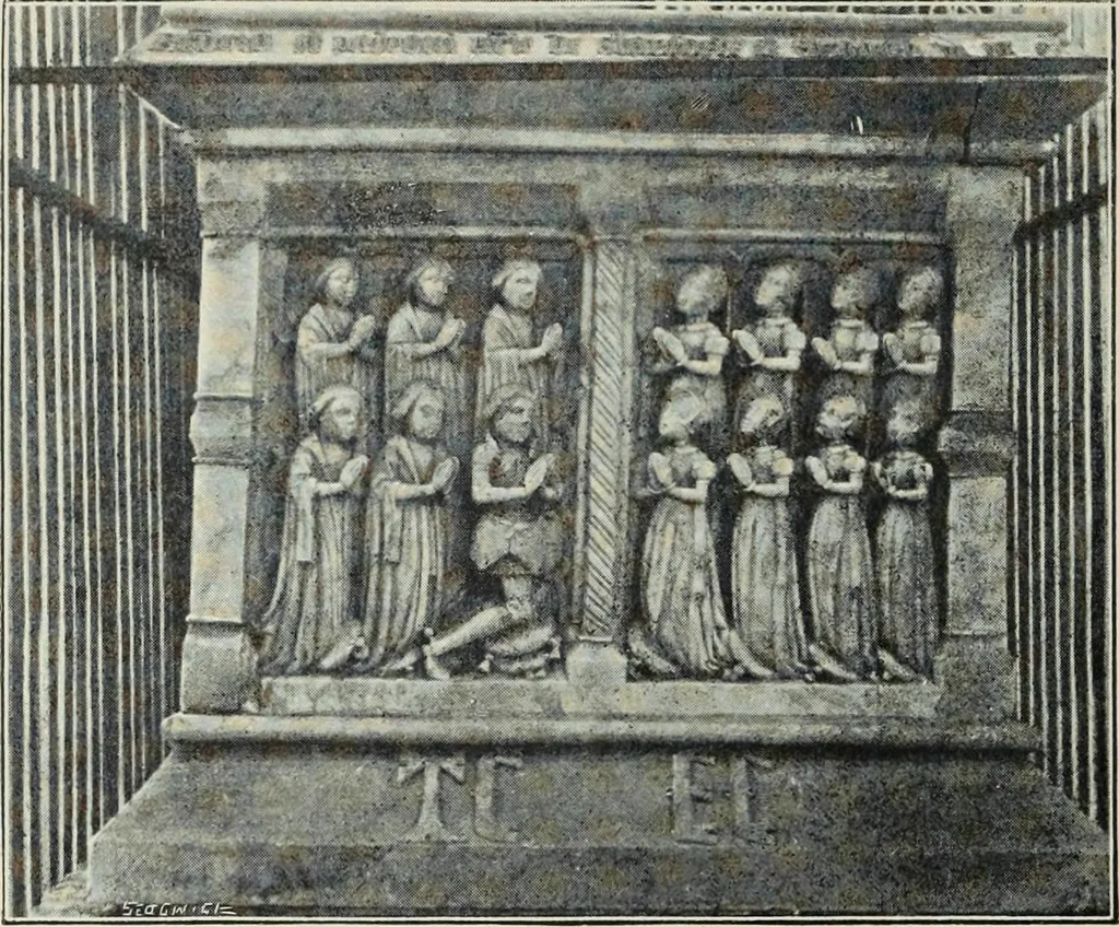 An illustration from Early renaissance architecture in England; a historical & descriptive account of the Tudor, Elizabethan & Jacobean periods, 1500-1625, for the use of students and others, 1901, leaf 42