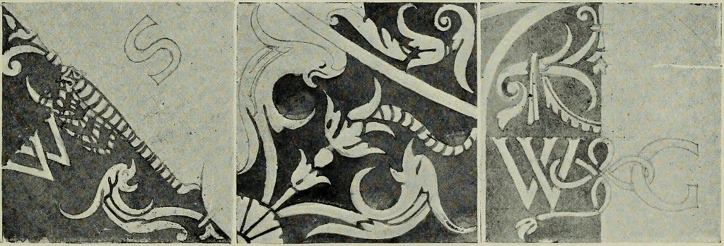 An illustration from Early renaissance architecture in England; a historical & descriptive account of the Tudor, Elizabethan & Jacobean periods, 1500-1625, for the use of students and others, 1901, leaf 81