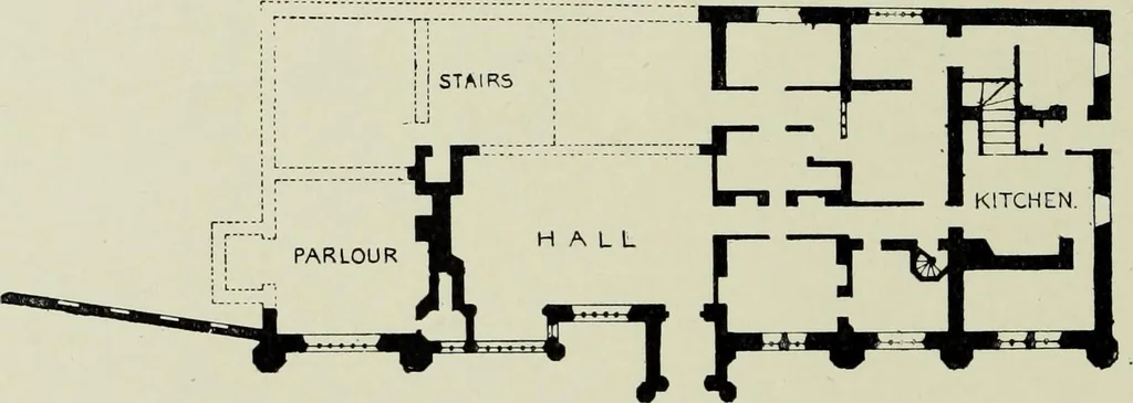 An illustration from Early renaissance architecture in England; a historical & descriptive account of the Tudor, Elizabethan & Jacobean periods, 1500-1625, for the use of students and others, 1901, leaf 92