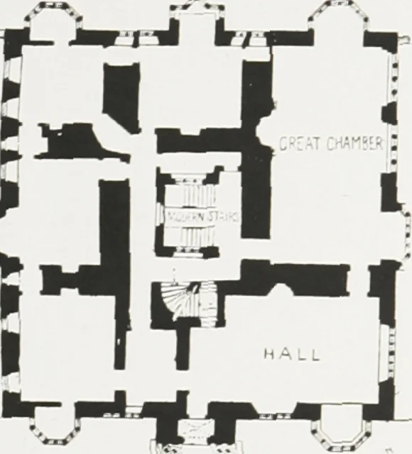 An illustration from Early renaissance architecture in England : a historical and descriptive account of the Tudor, Elizabethan, and Jacobean periods, 1500-1625 : for the use of students and others, 1914, leaf 108