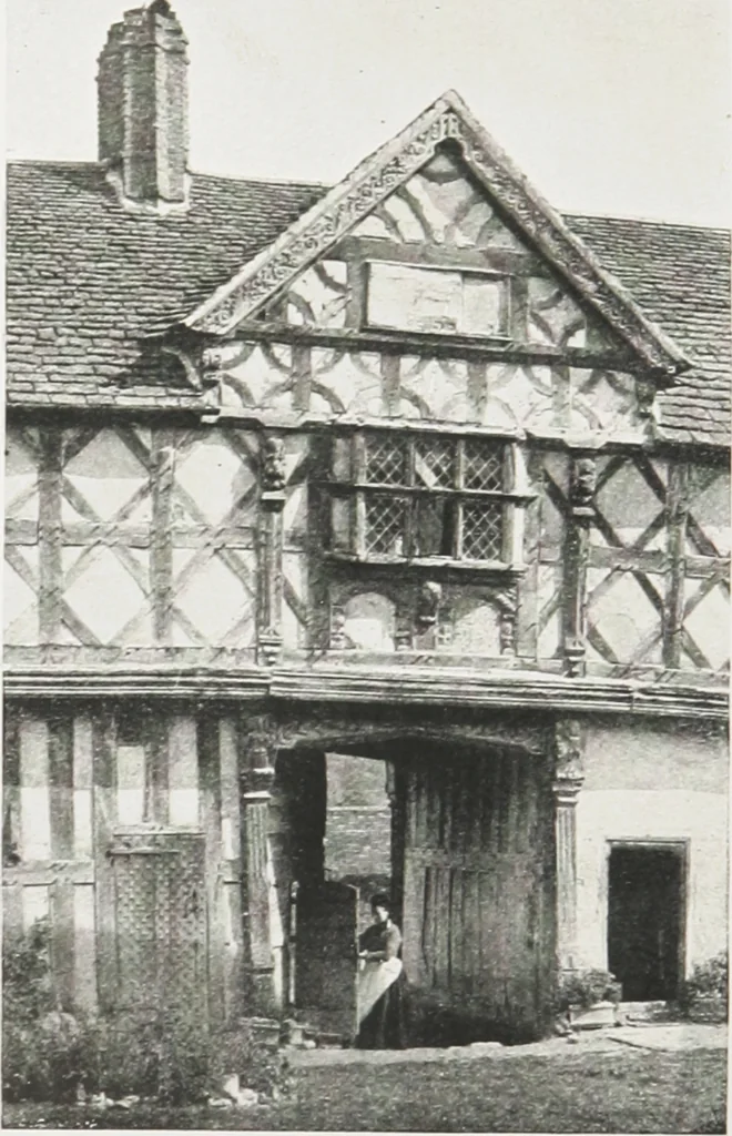 An illustration from Early renaissance architecture in England : a historical and descriptive account of the Tudor, Elizabethan, and Jacobean periods, 1500-1625 : for the use of students and others, 1914, leaf 121