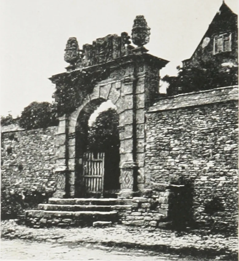 An illustration from Early renaissance architecture in England : a historical and descriptive account of the Tudor, Elizabethan, and Jacobean periods, 1500-1625 : for the use of students and others, 1914, leaf 123