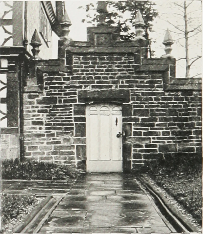 An illustration from Early renaissance architecture in England : a historical and descriptive account of the Tudor, Elizabethan, and Jacobean periods, 1500-1625 : for the use of students and others, 1914, leaf 125