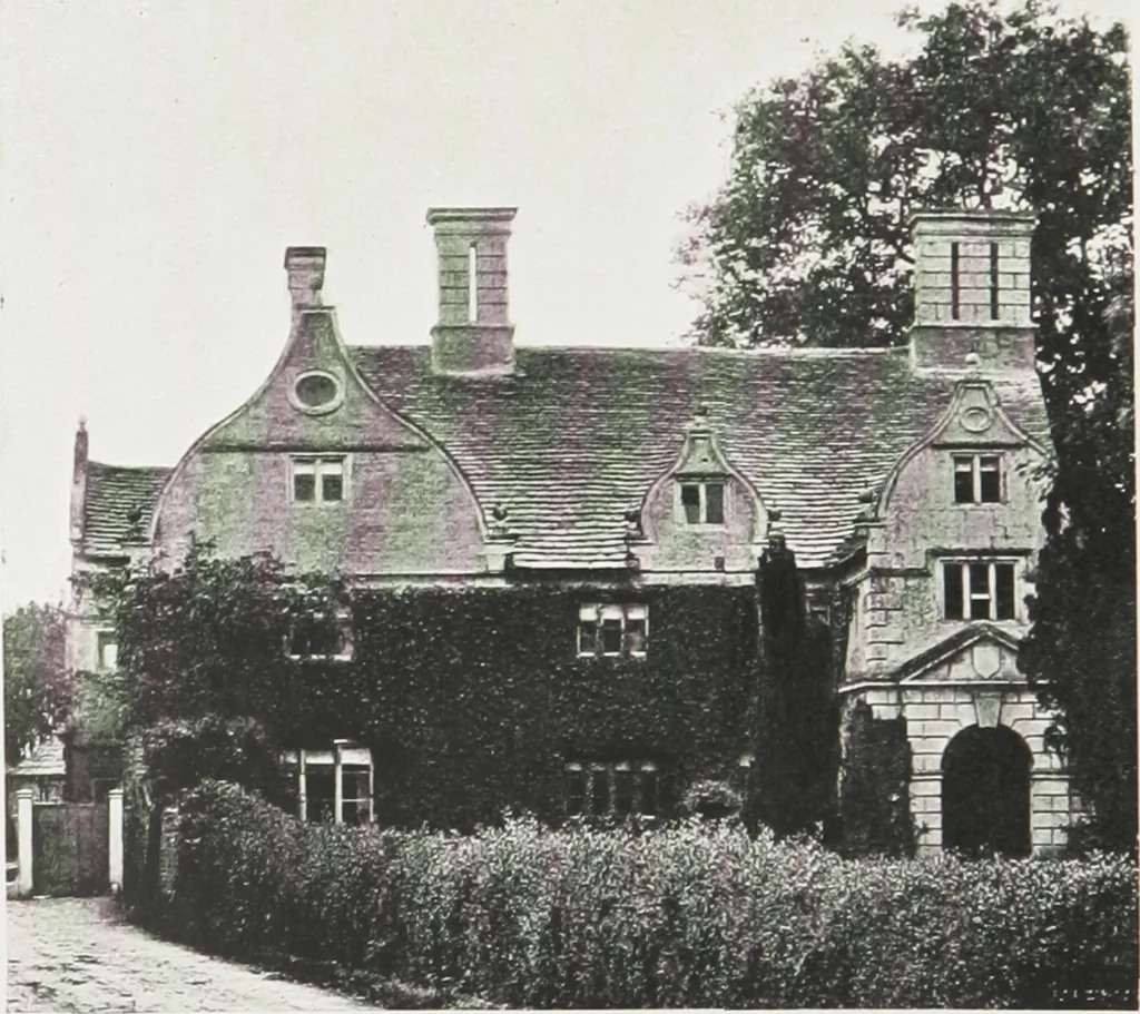 An illustration from Early renaissance architecture in England : a historical and descriptive account of the Tudor, Elizabethan, and Jacobean periods, 1500-1625 : for the use of students and others, 1914, leaf 143