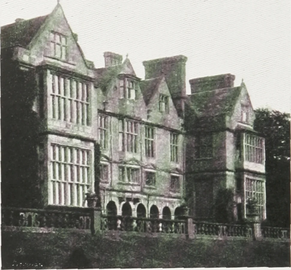 An illustration from Early renaissance architecture in England : a historical and descriptive account of the Tudor, Elizabethan, and Jacobean periods, 1500-1625 : for the use of students and others, 1914, leaf 147