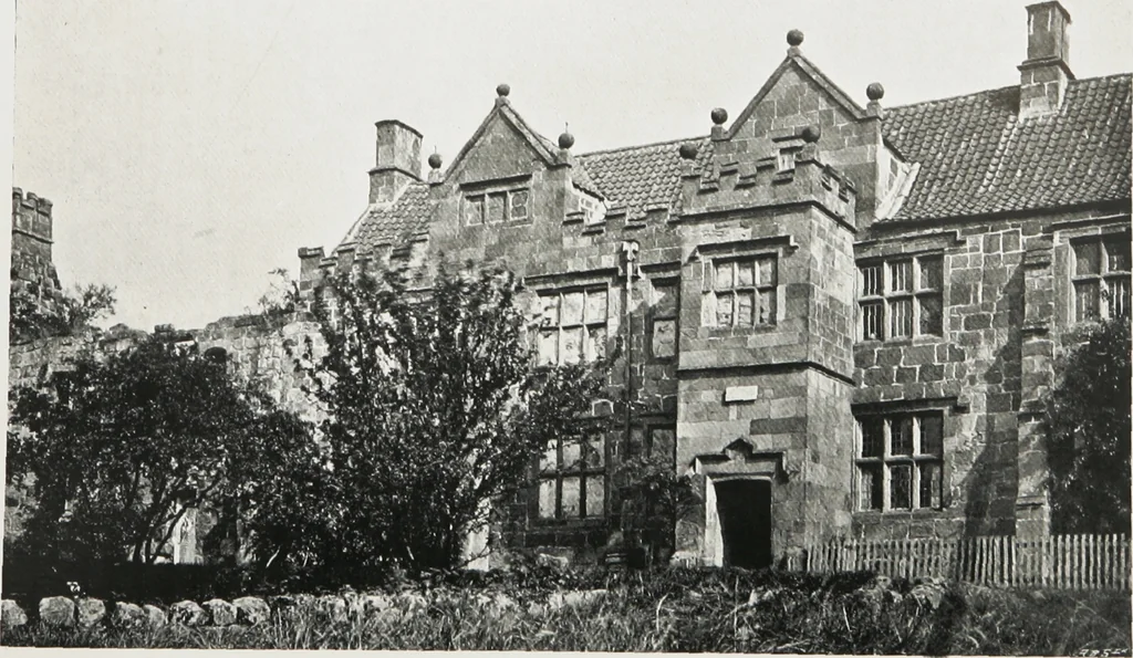An illustration from Early renaissance architecture in England : a historical and descriptive account of the Tudor, Elizabethan, and Jacobean periods, 1500-1625 : for the use of students and others, 1914, leaf 149
