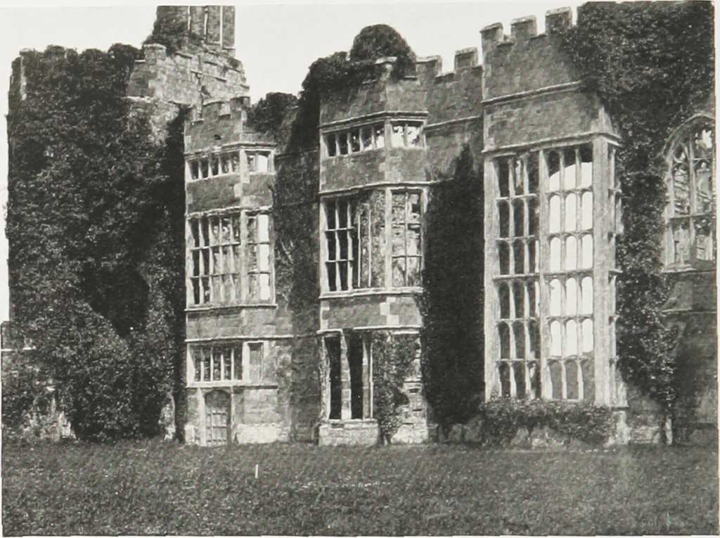 An illustration from Early renaissance architecture in England : a historical and descriptive account of the Tudor, Elizabethan, and Jacobean periods, 1500-1625 : for the use of students and others, 1914, leaf 153