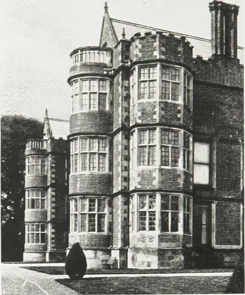 An illustration from Early renaissance architecture in England : a historical and descriptive account of the Tudor, Elizabethan, and Jacobean periods, 1500-1625 : for the use of students and others, 1914, leaf 155