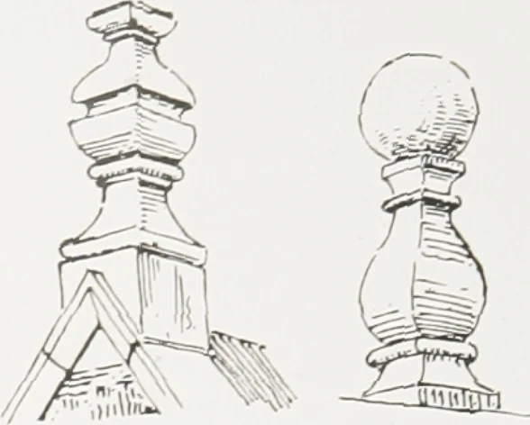 An illustration from Early renaissance architecture in England : a historical and descriptive account of the Tudor, Elizabethan, and Jacobean periods, 1500-1625 : for the use of students and others, 1914, leaf 163