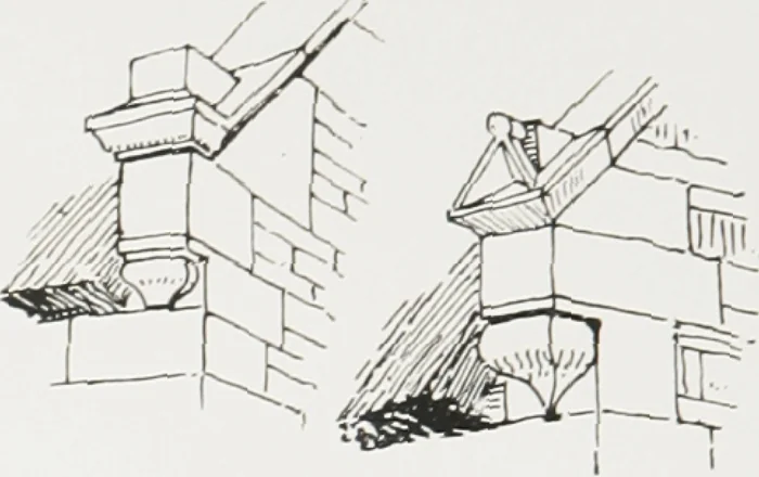 An illustration from Early renaissance architecture in England : a historical and descriptive account of the Tudor, Elizabethan, and Jacobean periods, 1500-1625 : for the use of students and others, 1914, leaf 163