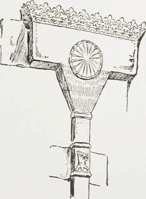 An illustration from Early renaissance architecture in England : a historical and descriptive account of the Tudor, Elizabethan, and Jacobean periods, 1500-1625 : for the use of students and others, 1914, leaf 178