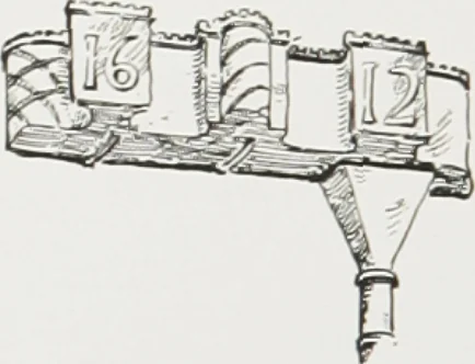An illustration from Early renaissance architecture in England : a historical and descriptive account of the Tudor, Elizabethan, and Jacobean periods, 1500-1625 : for the use of students and others, 1914, leaf 179