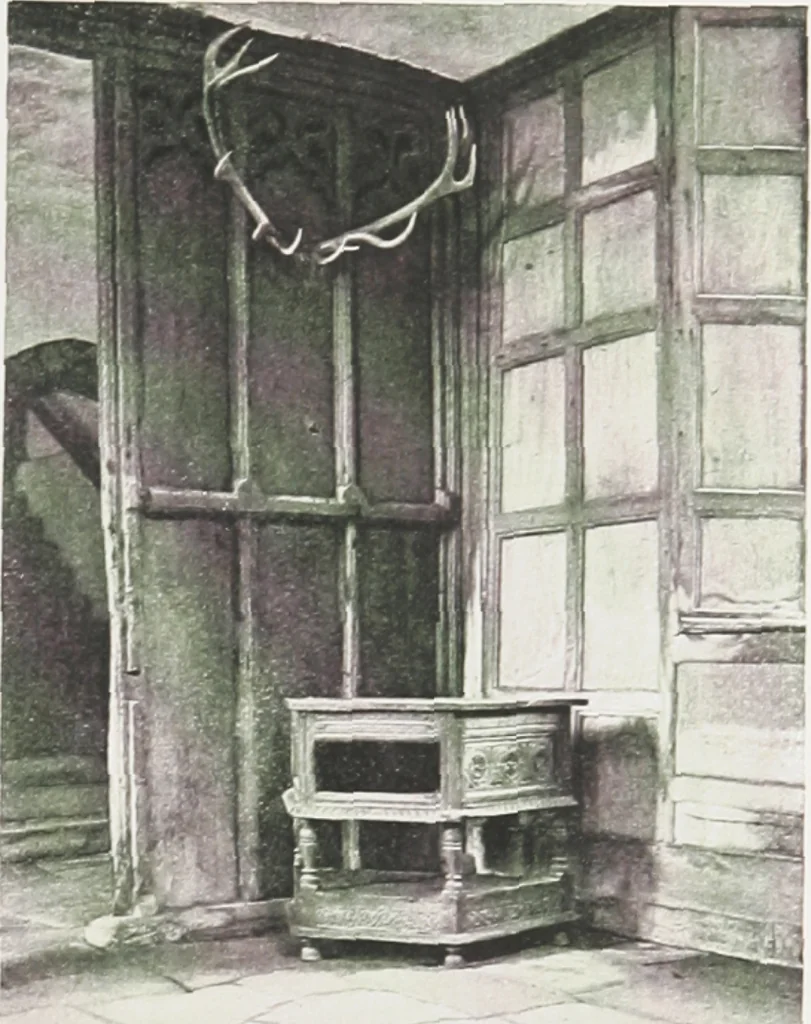 An illustration from Early renaissance architecture in England : a historical and descriptive account of the Tudor, Elizabethan, and Jacobean periods, 1500-1625 : for the use of students and others, 1914, leaf 198