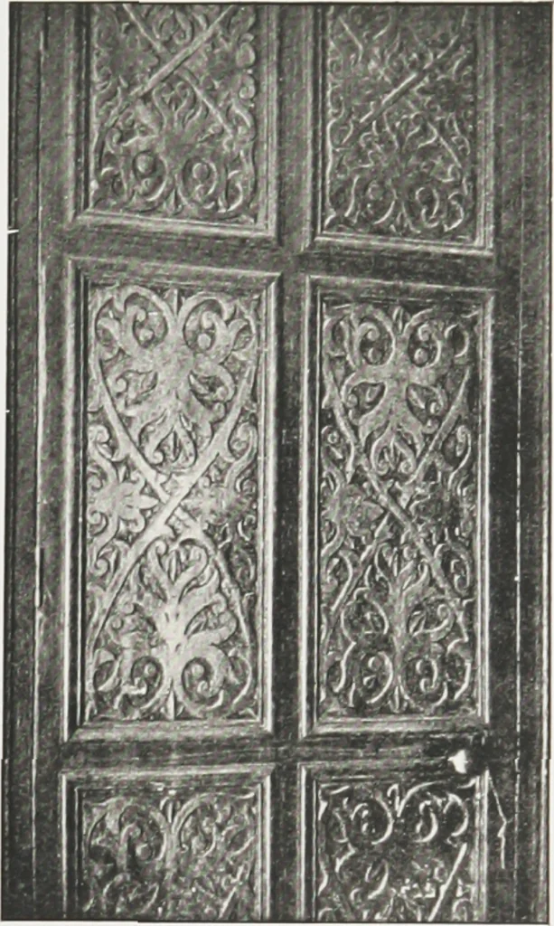 An illustration from Early renaissance architecture in England : a historical and descriptive account of the Tudor, Elizabethan, and Jacobean periods, 1500-1625 : for the use of students and others, 1914, leaf 204