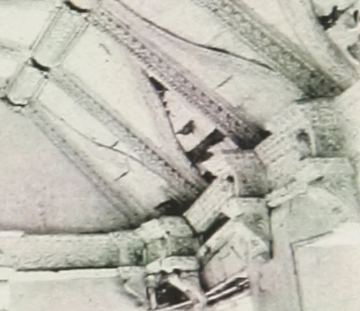 An illustration from Early renaissance architecture in England : a historical and descriptive account of the Tudor, Elizabethan, and Jacobean periods, 1500-1625 : for the use of students and others, 1914, leaf 217