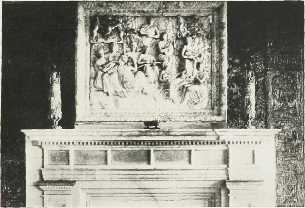 An illustration from Early renaissance architecture in England : a historical and descriptive account of the Tudor, Elizabethan, and Jacobean periods, 1500-1625 : for the use of students and others, 1914, leaf 238