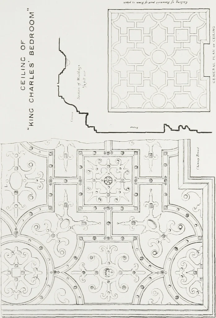 An illustration from Early renaissance architecture in England : a historical and descriptive account of the Tudor, Elizabethan, and Jacobean periods, 1500-1625 : for the use of students and others, 1914, leaf 254