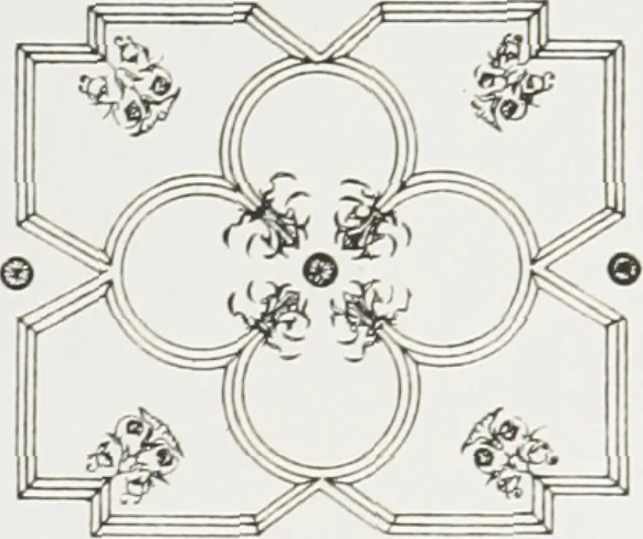 An illustration from Early renaissance architecture in England : a historical and descriptive account of the Tudor, Elizabethan, and Jacobean periods, 1500-1625 : for the use of students and others, 1914, leaf 256