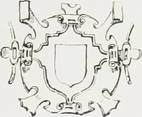 An illustration from Early renaissance architecture in England : a historical and descriptive account of the Tudor, Elizabethan, and Jacobean periods, 1500-1625 : for the use of students and others, 1914, leaf 262