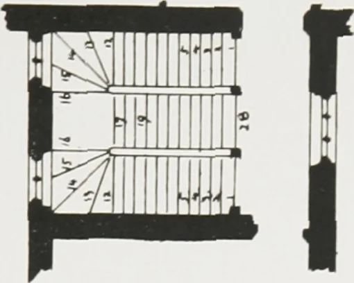 An illustration from Early renaissance architecture in England : a historical and descriptive account of the Tudor, Elizabethan, and Jacobean periods, 1500-1625 : for the use of students and others, 1914, leaf 268