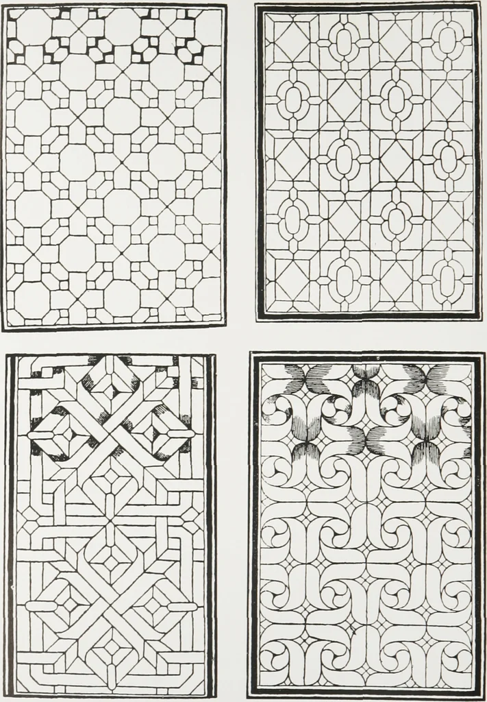 An illustration from Early renaissance architecture in England : a historical and descriptive account of the Tudor, Elizabethan, and Jacobean periods, 1500-1625 : for the use of students and others, 1914, leaf 285