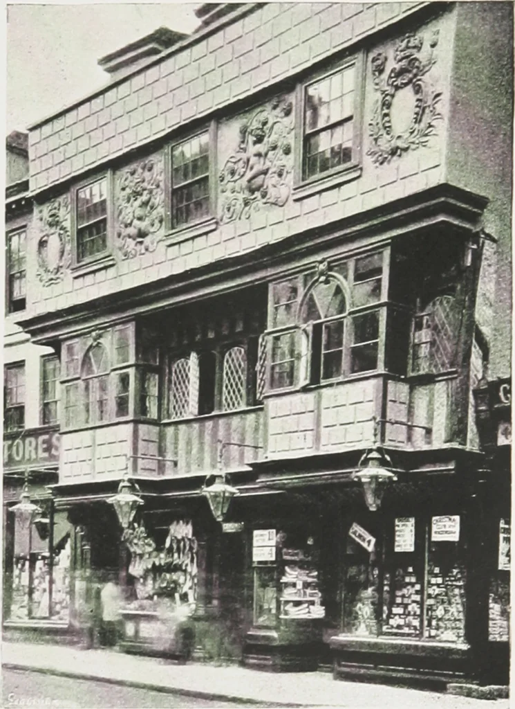 An illustration from Early renaissance architecture in England : a historical and descriptive account of the Tudor, Elizabethan, and Jacobean periods, 1500-1625 : for the use of students and others, 1914, leaf 288