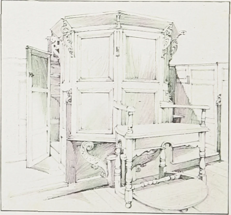 An illustration from Early renaissance architecture in England : a historical and descriptive account of the Tudor, Elizabethan, and Jacobean periods, 1500-1625 : for the use of students and others, 1914, leaf 295