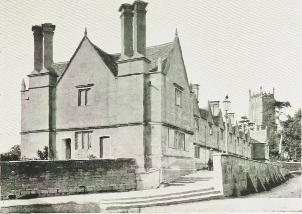 An illustration from Early renaissance architecture in England : a historical and descriptive account of the Tudor, Elizabethan, and Jacobean periods, 1500-1625 : for the use of students and others, 1914, leaf 296
