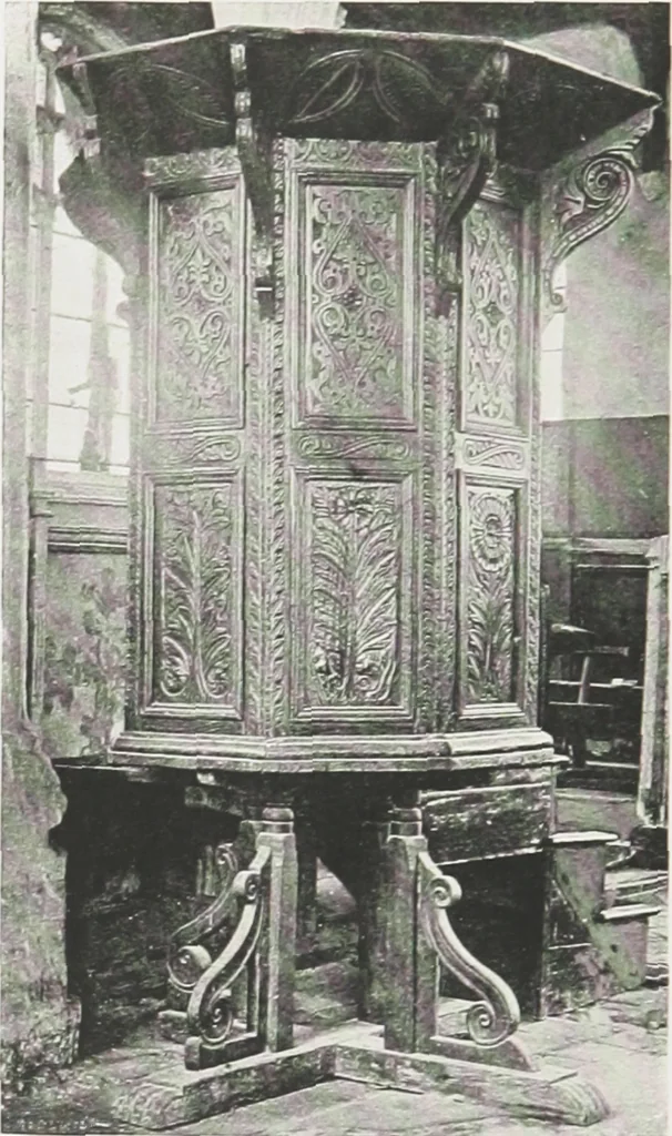 An illustration from Early renaissance architecture in England : a historical and descriptive account of the Tudor, Elizabethan, and Jacobean periods, 1500-1625 : for the use of students and others, 1914, leaf 311
