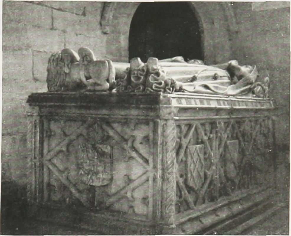 An illustration from Early renaissance architecture in England : a historical and descriptive account of the Tudor, Elizabethan, and Jacobean periods, 1500-1625 : for the use of students and others, 1914, leaf 40