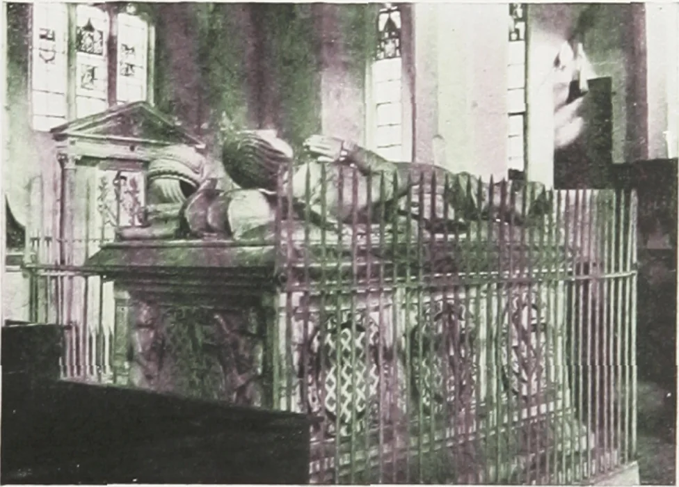 An illustration from Early renaissance architecture in England : a historical and descriptive account of the Tudor, Elizabethan, and Jacobean periods, 1500-1625 : for the use of students and others, 1914, leaf 40