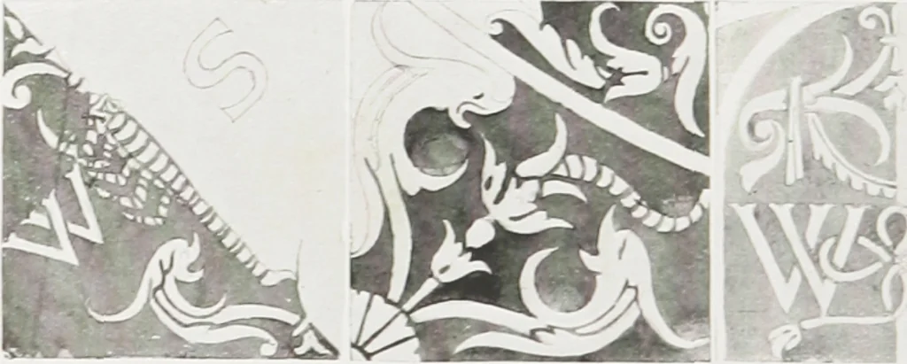 An illustration from Early renaissance architecture in England : a historical and descriptive account of the Tudor, Elizabethan, and Jacobean periods, 1500-1625 : for the use of students and others, 1914, leaf 67