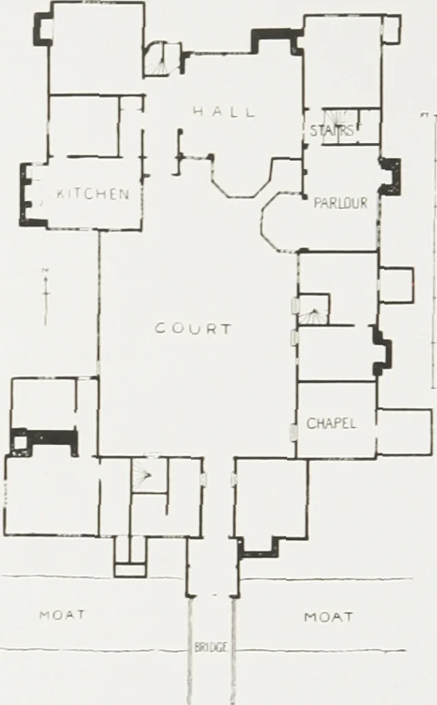 An illustration from Early renaissance architecture in England : a historical and descriptive account of the Tudor, Elizabethan, and Jacobean periods, 1500-1625 : for the use of students and others, 1914, leaf 91