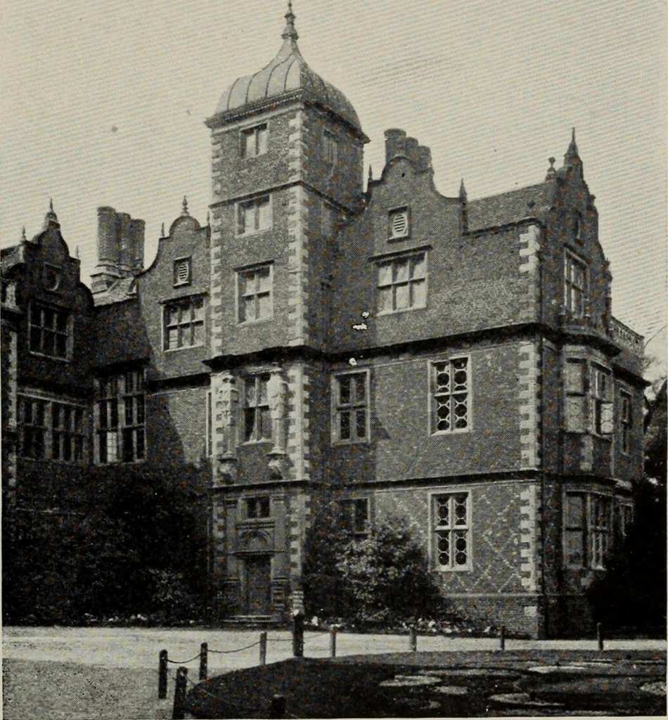 An illustration from Early renaissance architecture in England; a historical and descriptive account of the Tudor, Elizabethan, and Jacobean periods, 1500-1625, for the use of students and others, 1914, leaf 119