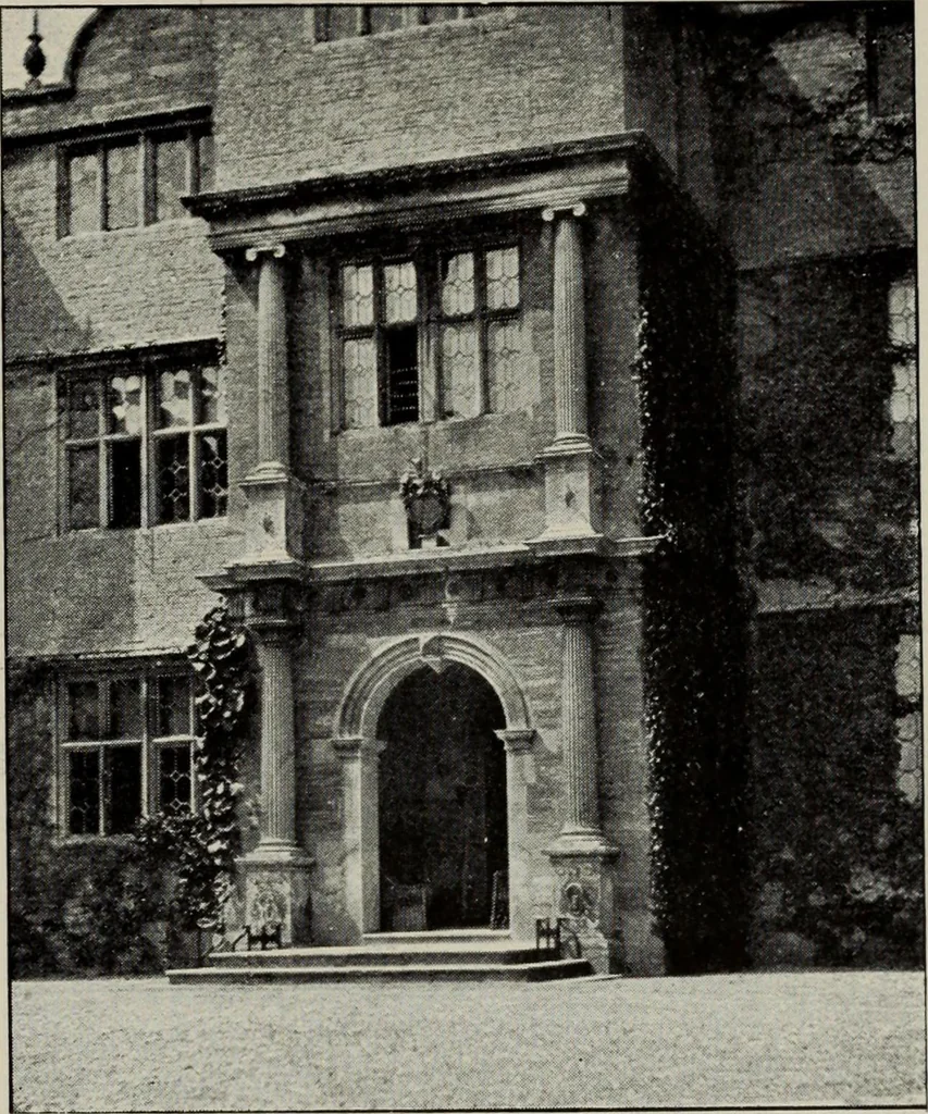 An illustration from Early renaissance architecture in England; a historical and descriptive account of the Tudor, Elizabethan, and Jacobean periods, 1500-1625, for the use of students and others, 1914, leaf 133